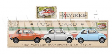 strijkapplicatie vintagen fiat 500 vanikke